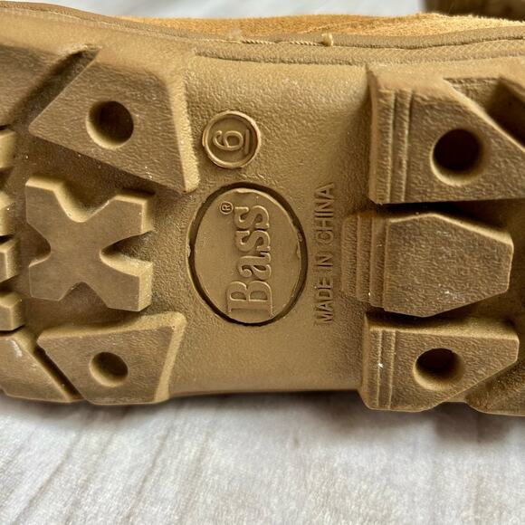 Bass boots leather suede soft wool shearling liner warm winter Outdoor size 6 - Picture 5 of 10